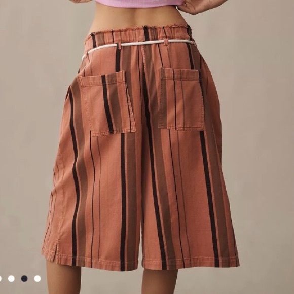 NWT Anthropologie Pilcro Cropped PJ Wide-Leg Jeans Size XL - Picture 2 of 10